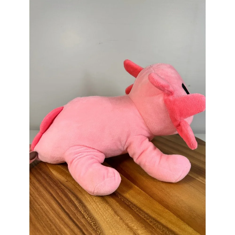 NWT! Goffa Axolotl Plush Stuffed Animal Pink Smiling Face Soft Kids Toy - Picture 2 of 7